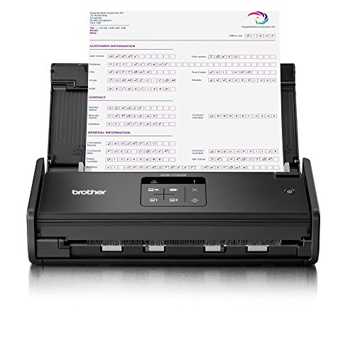 Brother ADS-1100W Sheetfed Compact High Speed Wireless USB Document Scanner