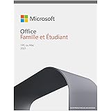 Microsoft Office Famille et Étudiant 2021 | Achat définitif | 1 PC ou MAC | Téléchargement