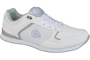 Dek Babyschuhe Womens Damen Schnüren Bis Bowling Schuhe/Ausbilder Weiß/grau