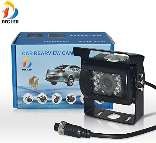 DEC LED Top Quality Rear View Backup Reversing HD Camera for Car Truck Lorry Pickup Bus Vehicle Caravans- Waterproof, Night Vision DC 9V - 36V