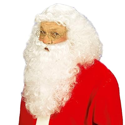 Widmann - Pe756 - Perruque Pere Noel Luxe Naturel + Barbe