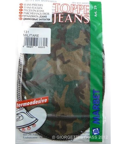 Toppe Termoadesive Mimetiche 16pz | Forma Ovale, 8 Colori | Per Jeans, Giacche, Zaini - Foto 2