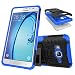 Produktbild PAIPAIGUAN Galaxy J5 Prime/On 5 2016 hülle(Silikon Series) Dual Layer Hybrid Handyhülle 2 in 1 Stoßfest Handyhülle Drop Resistance Handys Schutz Hülle mit Ständer für Galaxy J5 Prime/On 5 2016-Blau