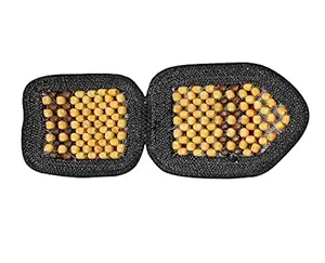 AUTONEST Wooden Bead Sweat Free Comfort Ride Bike Seat for Hero Splendor Plus