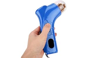 PSSOPP Śmieszne wyrzutnie smakołyków dla zwierząt Strzelanka Karma dla psów Katapulta Puppy Snack Feeder Dozownik Pet Training Toy Interaktywna zabawka do ćwiczeń i treningu (niebieski)