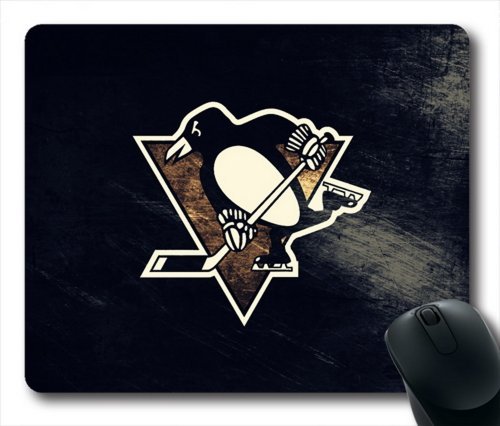 Custom & Personalized Pittsburgh Penguins Mouse Pads/Mats-Picture Printed Rectangle/Oblong Mousepad in 7"*9"