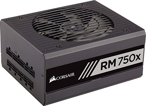 Corsair Enthusiast Series RM750x, Fully Modular 80 Plus Gold 750 Watt, EU Version