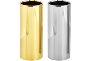 DILWE 2 Stücke Gitarre Rutsche, Edelstahl Gitarre Rutschen für Stringed Instrument Elektrische Folk Gitarre