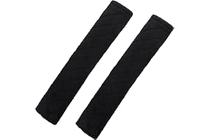 KWINFEI 2 PCS Auto-Sicherheitsgurtbezüge, 35cm Gurtpolster Auto, Autogurt Polster,Weiches Sicherheitsgurt Polster für Erwachsene und Kinder, Universal Gurtschoner Auto mit Klettverschluss, Autogurt Polster