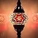 Price comparison product image Mosaic Lamp - Handmade Turkish Mosaic Table Lamp with Moroccan Mosaic Lantern , Bronze Base, Unique Table Lamp N1 for your Room Decoration by TK Bazaar (Andesine)