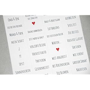 Sticker zum Fotoalbum gestalten - Hochzeit II