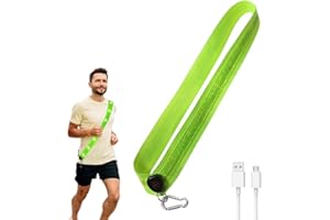 Dadazhenxuan LED Lauflampe,Lauflicht Joggen mit Reflektoren Gürtel,Licht Laufen Joggen,Reflektorband mit LED,Laufen Fahrrad Kinder,LED Reflektor Gürtel