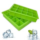 🍹[Bandeja de hielo de silicona]: hecha de silicona de grado alimenticio, normas de la FDA, sin PBA, no tóxica, inodora, segura para usar con sus bebidas o alimentos para bebés.