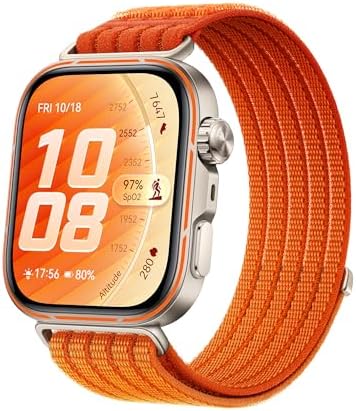 HUAWEI WATCH FIT 5 Pro Smartwatch, GPS, ECG, 1,92'' Display FullView e Vetro Zaffiro, Pagamento NFC, Modalità Sport Outdoor, Monitoraggio della Salute, Batteria a lunga durata, Android&iOS, Arancione
