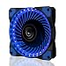 Produktbild LeaningTech LTC LitFlow 120mm 32 LED Leise langlebig großer Luftstrom Cooling PC Gehäuse Lüfer CPU Kühler und Radiator blau