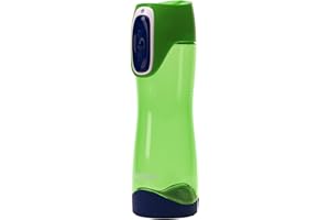 ‎CONTIGO Contigo Trinkflasche Swish Autoseal große BPA-freie Kunststoff Wasserflasche, auslaufsicher, für Sport, Fahrrad, Joggen, Wandern, 500 ml, Citron
