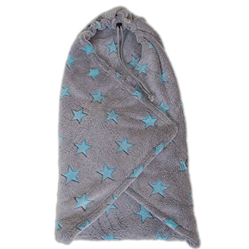 HOPPEDIZ® Einschlagdecke aus Fleece für 3 & 5 Punkt Gurtsysteme - 4