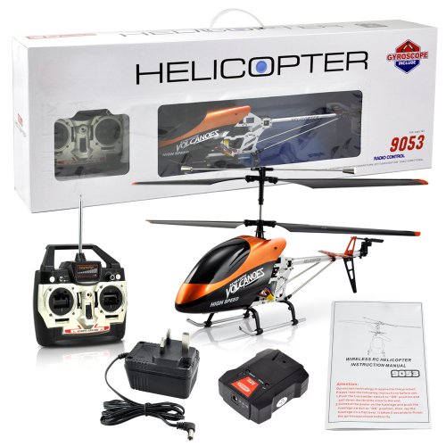 Outdoortips Volitation 9053 Large Helicopter Control Syma Gyro Double Horse Radio RC Outdoor