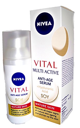 Nivea VITAL MULTI ACTIVE ANTI-AGE SERUM + Hyaluronic Acid SOY Mature Skin 50ml