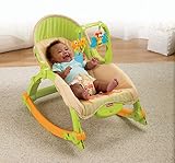 Fisher-Price Newborn-To-Toddler Portable Rocker, Lizards – Babywippe/Schaukelstuhl – aus USA - 15
