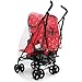 Zeta Vooom Rain Cover Stroller Throw Over Raincover Fits Obaby Atlas/ Tippitoes Strollers/ Maclaren Quest Triumph