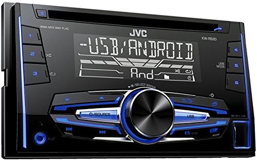JVC KW-R520E - Receptor de CD (entrada frontal USB / AUX) negro
