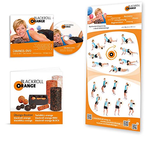 Blackroll Orange (Das Original) – DIE Selbstmassagerolle – Twin-Set Standard (inkl. Übungs-DVD, -Poster und -Booklet) - 6