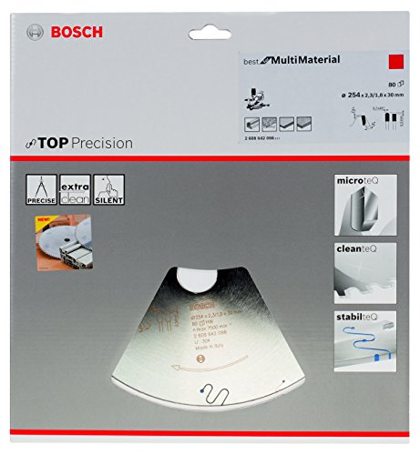 Bosch 2608642098 Kreissägeblatt Best for Multi 254 x 30 x 2.3 mm Z80TR - 2
