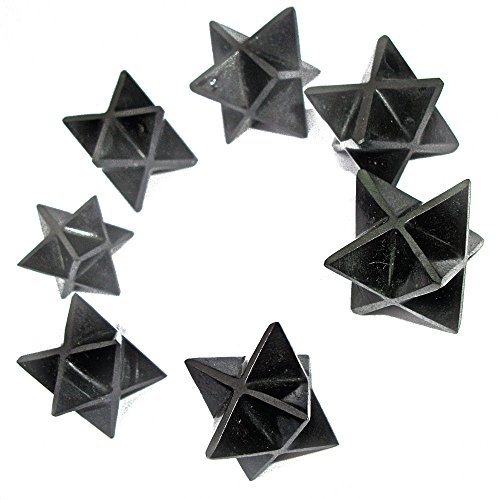 Schwarz Turmalin Kristall Merkaba Merkabah Star Energie Fahrzeug der göttlichen Licht 20 mm