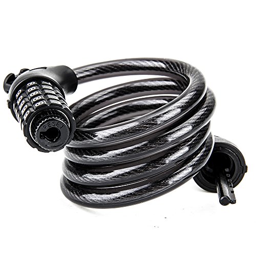 Fahrradschloss Kettenschloss Motorrad Schloss für Fahrräder Skiausrüstung und Rollstühle