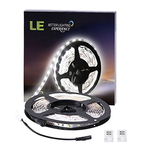 LE Tira LED Blanco frío 5m 300 LED 300lm/m no impermeable (Blanco 6000K)