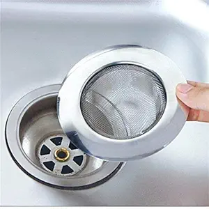 Skywalk Stainless Steel Sink Strainer/Filter Stopper, 9 cm -Set of 3