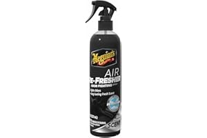 MEGUIAR'S Meguiar’s Air Re-Fresher Odor Fighting Spray - Black Chrome Scent - Convenient Car Air Freshener that Instantly Fights Odors and Leaves Behind a Long-Lasting, refreshing Black Chrome Scent, 8 Oz Spray