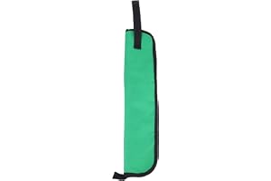 Drum Stick Tasche Trommelstockhalter Drum Stick Aufbewahrungstasche Drumstick Case mit Griff(Grün)
