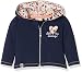 Sanetta Baby Girls' 113733 Sports Hoodie, Blue-Blau (Swallow Blue 50192), 9-12 Months
