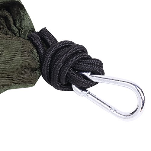 Camping Hängematte, Hängematte Zelt Pop Up Mosquito Net Ultralight Durable Fallschirm Stoff Hängematte für Outdoor, Strand, Wandern, Reisen, Hinterhof, Backpacking - 7