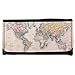 Produktbild Portemonnaie Geldbörse Brieftasche // V00002415 Projection Mercators Welt Alte Karte // Large Size Wallet
