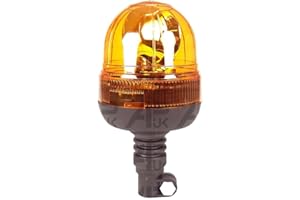 APUK Halogen Flexible Flashing Beacon Light Replacement for John Deere Kubota Valtra Tractor