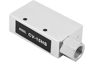 JEANOKO 1 Stück Vakuumgenerator 1/4 Vakuum-Ejektor Generator Vakuumgenerator aus Aluminiumlegierung CV-15HS für Vakuumabgase