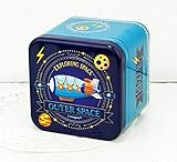 Práctico y compacto. Whyyudan Almacenamiento de té útil Caja de hojalata Portable del té del Almacenamiento de té de Las latas del té del Vintage (Cielo Estrellado)
