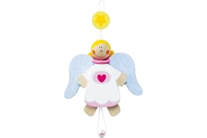 SEVI Trudi 82658 - Hampelmann Schutzengel Mädchen -14 cm -Hampelmänner