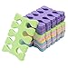 INHDBOX Pedicure Toe Seperator 12 Pack Salon Use ASSORTED COLORS