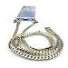 Produktbild Handykette - Smartphone Hülle Rutschfest inkl. TPU Silikon Schutzhülle - Durchsichtig - Hals Case zum Umhängen - Strap Seil Necklace - Handyhülle mit Band - Kordel (iPhone XS MAX, Bronze Kette)