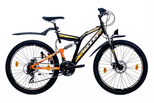 LEADER Mountainbike Chicago, 26 Zoll, 21 Gang, Scheibenbremse 66,04 cm (26 Zoll)