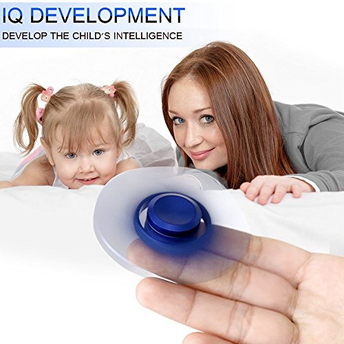 Fidget Hand Spinner, Samione Fidget Hand Spinner Fidget Toys Hand Spinner Finger Spielzeug für Kinder und Erwachsene Spielzeug Geschenke (Blau) - 5