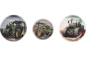 ‎SCHOOL-MOOD School-Mood Patchy 3er Set für Schulranzen – Klett-Patchy mit wechselbaren Designs für Kinder – Trendiges Schulrucksack-Accessoire für jeden Geschmack, perfekt für die Grundschule (Traktor)