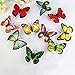 Price comparison product image Muzhili3 LED Night Light, Plastic Toy LED Colorful Butterfly Children Bedroom Stick-on Night Light Lamp