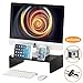 Price comparison product image HOMURY Wood Monitor Stand for DeskScreen Riser With Storage Slots for ComputerLaptops Ipad & mobileMS104101WBBlack