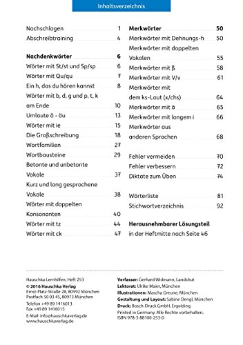 Rechtschreiben und Diktate 3. Klasse - 2