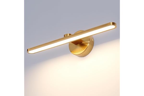 TYhogar Lampe Miroir LED Moderne 40cm - Applique Murale 3000K 12W 1320LM Lumineuse Intérieure